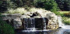 Faux Waterfall at Covington Subdivision