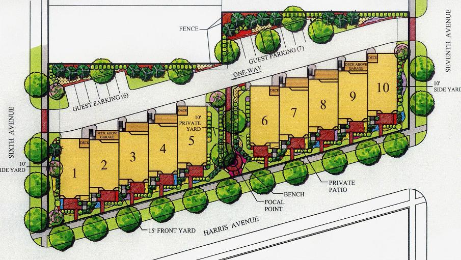 Harris Avenue Rowhouses